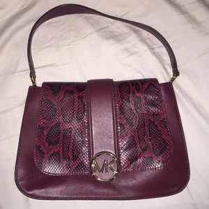 Leather Snakeskin Michael Kors Bag